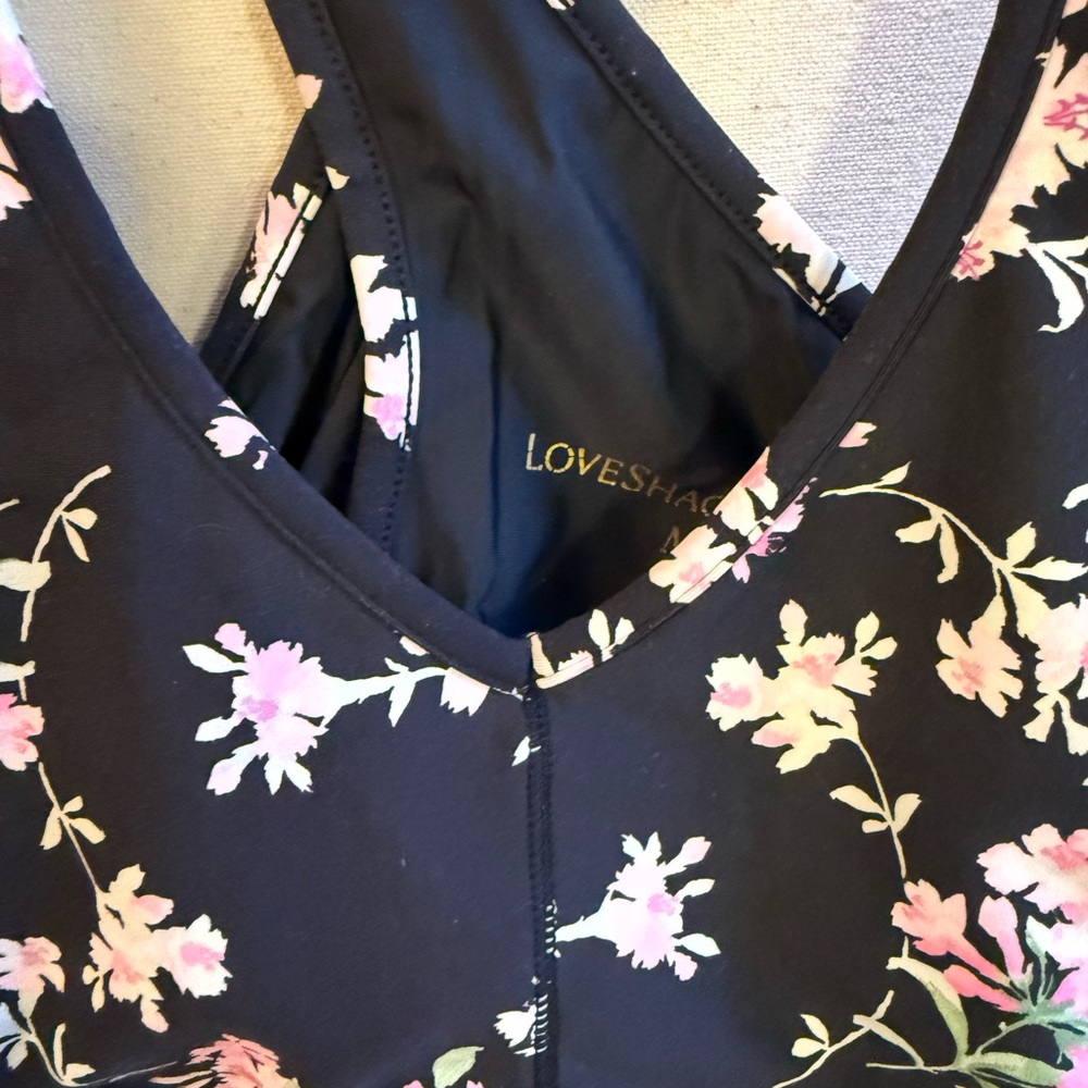 LoveShackFancy Black Floral Top - Picture 7 of 10